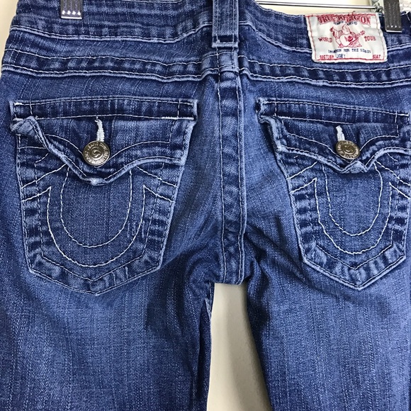 TRUE RELIGION JOEY FLARE JEANS 25 - Picture 7 of 8